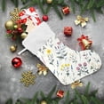 thumbnail image 6 of GZHJMY Wildflower Christmas Stocking, Personalized Large Candy Stocking Hanging Gift, Xmas Stockings Decoration for Family Holiday Party Ornaments Decor Fireplace, 6 of 7