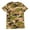 Woodland Camo, variant on Beautiful Giant Trendy Men's Short Sleeve Pocket T-Shirts Leisure Crew Neck Tee