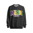 thumbnail image 4 of Mercatoo Toddler Baby Girl Boy M𝐚rdi Gr𝐚s Outfit Letter Sweatshirt Long Sleeve Shirt Tops Spring Fall Clothes C𝐚rnival Loose Top, 4 of 4