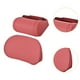 thumbnail image 5 of Almohada de apoyo para la espalda y el cuello para el coche, suave, transpirable, de piel sintética, para el cuello, la espalda y el coche. rojo, 5 of 8