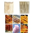 thumbnail image 2 of ROZYARD Food Stick Small BBQ Food Skewers Wood Material for Grilling Outdoor Cooking, 2 of 16