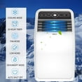 thumbnail image 5 of Shinco 4350BTU SACC(8000BTU ASHRAE) 3 in 1 Portable Air Conditioner, Air Cooler with Remote Control / Window Kit, 5 of 8