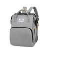 thumbnail image 1 of Pañalera Wünd Expandible Impermeable Y Cambiador Mochila 3 En 1 Modelo Gris, 1 of 5