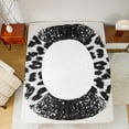 thumbnail image 5 of Homewish Animal Leopard Cheetah Print 3pcs Twin Sheet Sets For Teens Adults,Bling Glitter Twin Fitted Sheet,Abstract Gradient Breathable Flat Sheet,Breathable Home Decor, 5 of 7