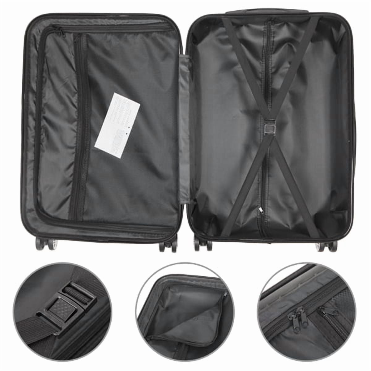 Cotinse Luggage Set Suitcase,3-In-1 Multifunctional Large Capacity Traveling Storage Suitcase Luggage Set,Dark Green