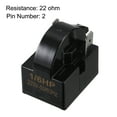 thumbnail image 2 of Refrigerator PTC Starter Relay 22 Ohm 2 Pin Compressor Thermal Overload Protector, 2 of 6