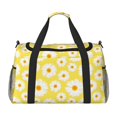 thumbnail image 1 of Disketp Daisies Flowers Bolsa de Viaje Tipo Duffle, Bolso de Mano para Fin de Semana para Mujer, Bolsa de Gimnasio Ligera para Hombre, Esencial para Viajes, 1 of 7