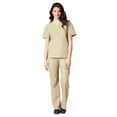 thumbnail image 1 of Maevn Core Unisex V-Neck Scrub Top & Unisex Seamless Scrub Pant Set, 1 of 5