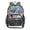 Sunflower Garden, variant on Large Clear PVC Backpack Heavy Duty See Through Backpack for Adults Work Travel, Striped Pink-bows Printed 12L