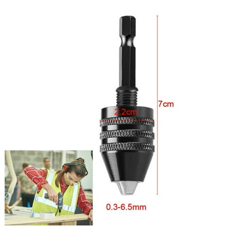 

Drill Bit Keyless Drill Chuck Aluminum alloy Conversion Hex Shank Adapter