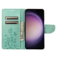 thumbnail image 5 of TECH CIRCLE Butterfly Case for 2023 Galaxy S23 6.1" - Leather Wallet Case with Stand, Mint, 5 of 6