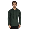 thumbnail image 1 of Inkmeso Solid Winter Hooded Sweatshirt For Mens Long Sleeve Drawstring Pullover Hoodie, 1 of 7