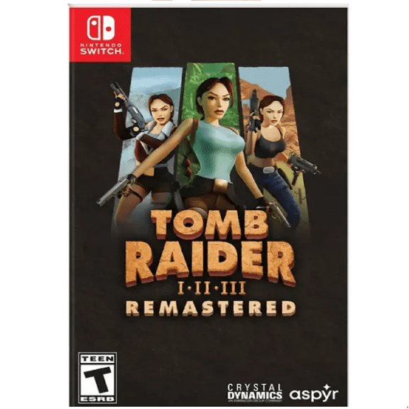 Open Box Tomb Raider I-III Remastered Starring Lara Croft,, Nintendo Switch