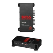 BOSS Audio Systems R1002 2 Channel Car Amplifier, Class A/B, Bridgeable, 2-8 Ohm Stable, Full Range Amp for Speakers & Subwoofer