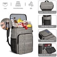 thumbnail image 5 of Travel Cooler Bag - Boho Bohemia Pioneer Flower Geometric Line Art Camping Beer Cooler Backpack with Bottle Opener- Waterproof Insulated Picnic Backpacks - Cooler Bag for Beach, 5 of 6