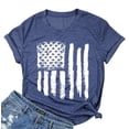 thumbnail image 3 of KimSoong Women Patriotic Shirts American Flag Shirt 4th of July Tshirt Graphic Tees Casual Short Sleeve Tee Top, 3 of 5