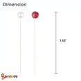 thumbnail image 4 of Spencer 480-Pieces Multicolor Straight Pins Sewing Pins with Pearlized Round Ball Head for Sewing Quilting Dress Wedding Christmas Craft Decoration "Mixed-color", 4 of 10