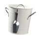 thumbnail image 4 of Cubo de hielo para fiestas, cubo para bebidas, cubo para vino Blanco beige, 4 of 9