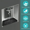 thumbnail image 4 of Refrigerator Drip Catcher For Water Tray, 2-Pack Mini Refrigerator Drip Mats for Ice Water Dispenser, Drain, Prevent Water Spills, Water Splashes and Ice Cube Drops (Rectangle)Black, 4 of 6