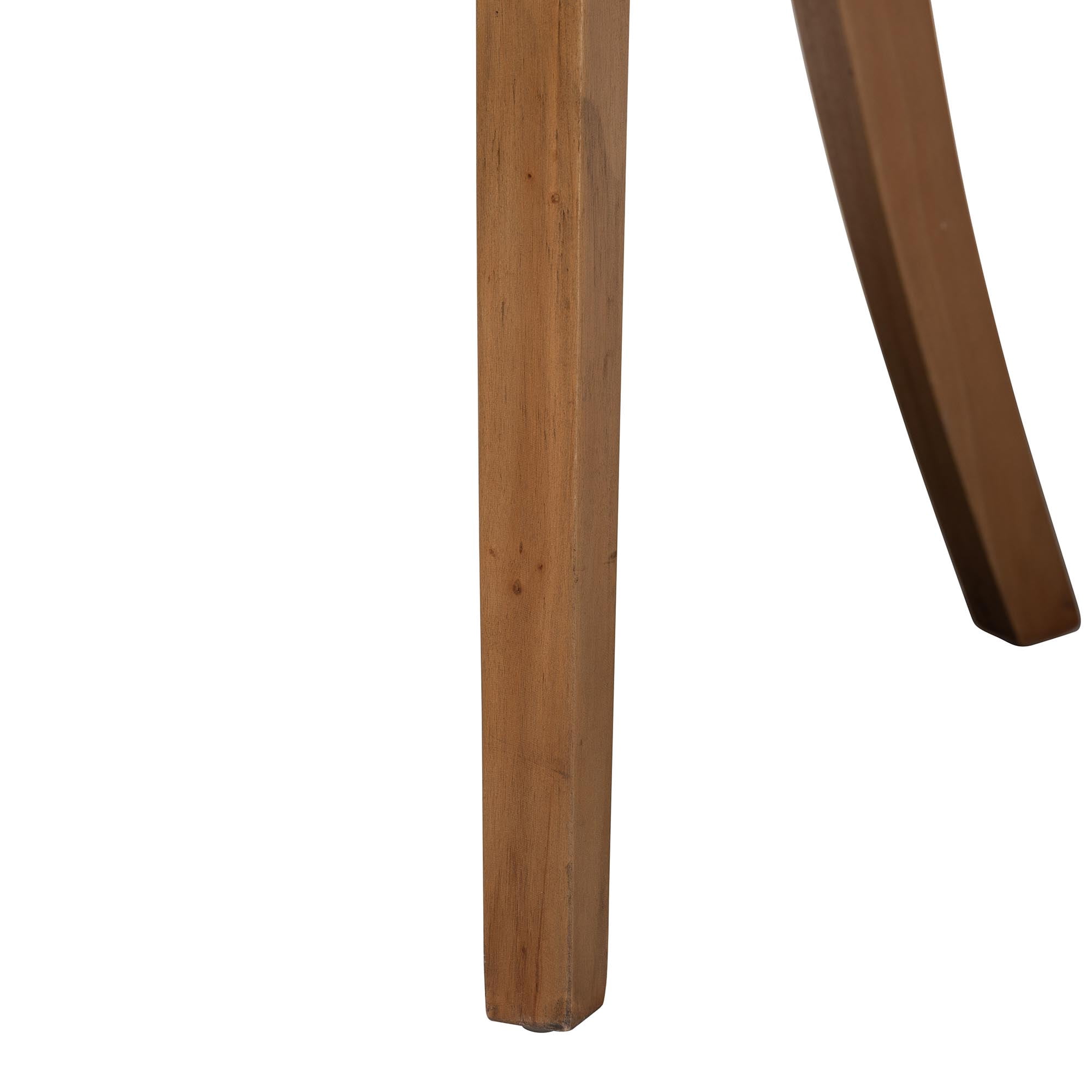 bali & pari Varen Boho Dining Chair, 18.5" H Seat Height, Walnut Brown