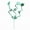 Color:Green,Style,9, variant on Christmas Tree Top Decoration Shatterproof Artificial Candy Branch Stem for Vase Arrangement Holiday Decoration