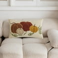 thumbnail image 5 of Wzzjkit Halloween Throw Pillow Covers 12x20 Halloween Pumpkin Embroidered Pillow Cases Thanksgiving Home Party Fall Decor Pillowcases Velvet Cushion Covers, 5 of 7