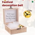 thumbnail image 4 of Campana Mágica de Fe Navideña, Campana Mágica de Fe de Recuerdo Navideño, Recuerdo de Decoración del Hogar del Árbol de Navidad Dorado, 4 of 9