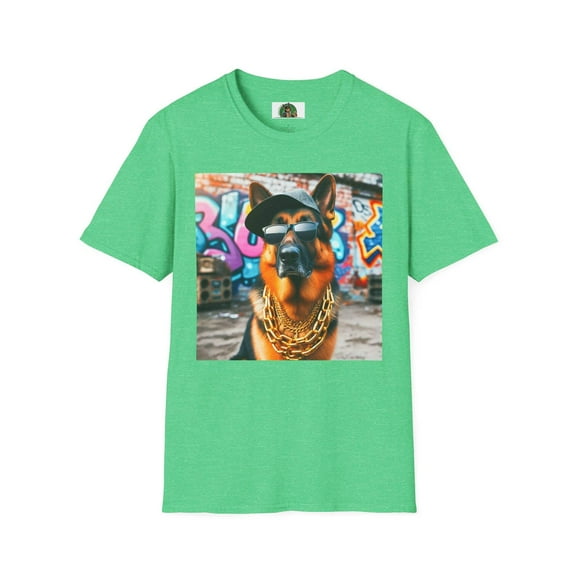 German Shepherd gangster shirt