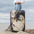 thumbnail image 7 of Hirioo Swordsman Cool Dragon for Elasticity Suitcase Cover (No luggage Included) Durable Luggage Protector Fits 18-32 Inch Luggage-Large, 7 of 7