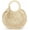 Khaki, variant on Round Paper Straw Tote Bag for Women Handwoven Purses with Tassel Beach Bag Summer Vacation
