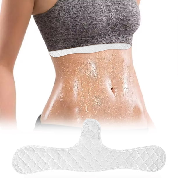 Almohadillas absorbentes de sudor para ropa interior deportiva, lavables y reutilizables, para axilas, diseño plegable y portátil, de algodón, ideales para entrenar en el gimnasio.