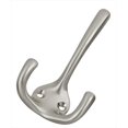 thumbnail image 1 of Hickory Hardware P25026-SN Satin Nickel Double Utility Coat Hook, 1 of 1