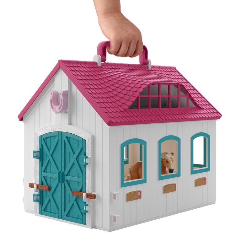 Schleich Horse Club - 60PC Little Horseshoe Open Stable Playset