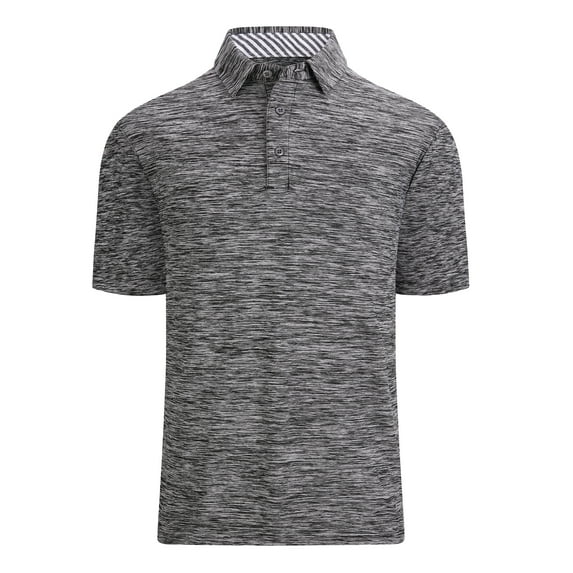 Damipow Men's Golf Shirts for Men | Short Sleeve Performance Polo Shirts for Men | Quick Dry Fit | Moisture Wicking |Sizes S-3XL