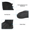thumbnail image 4 of Cubierta de zapato de lluvia impermeable Uxcell XXL reutilizable, antideslizante, protector de galoshes de lluvia y nieve con cremallera negra 1 par, 4 of 7