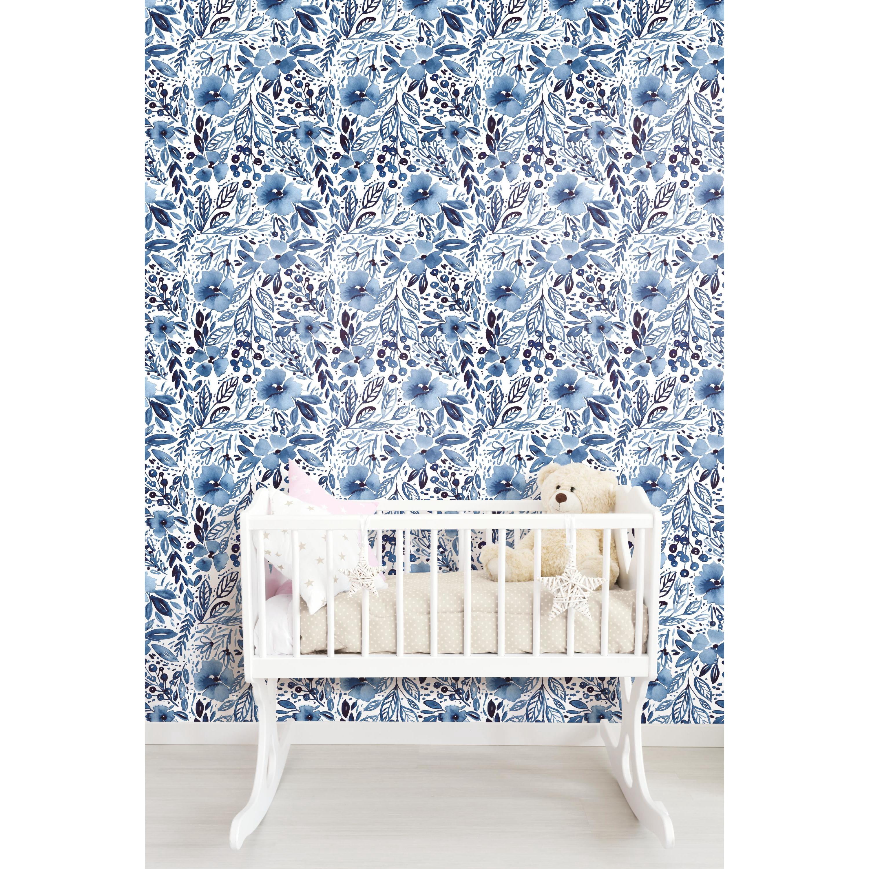 RoomMates Clara Jean April Showers Peel and Stick Wallpaper