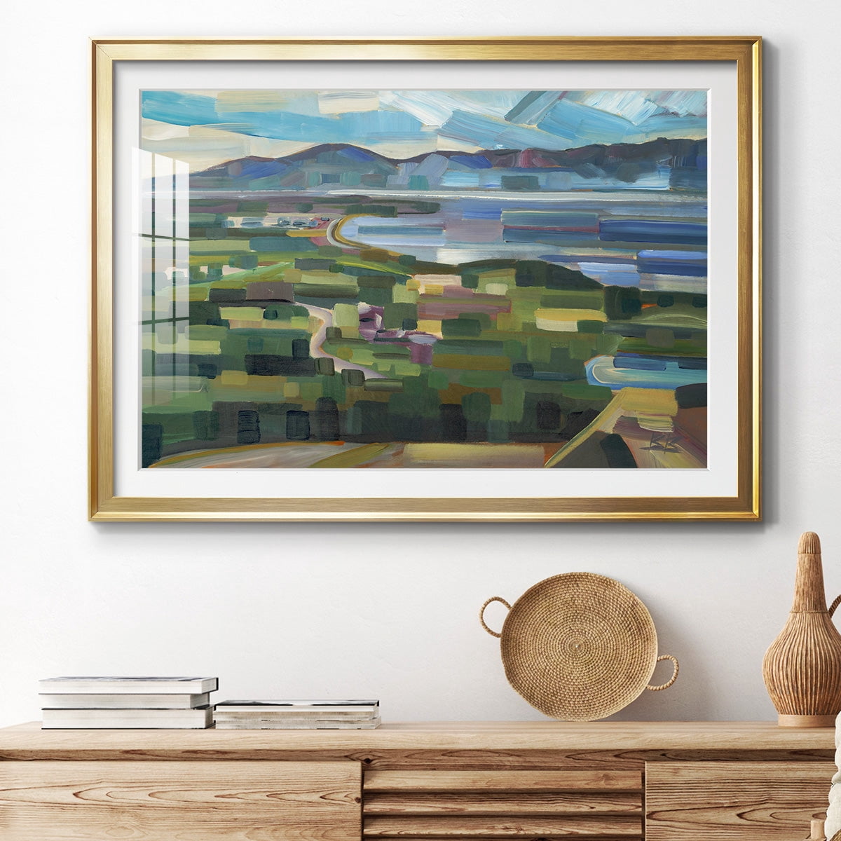 View From Goose Park Premium Framed Print - Ready to Hang