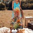 thumbnail image 2 of Jellyfish Ocean Style Design Sleeveless Dress Woman Fashion Long Dresses Women's Summer Suit Dress 2025, 2 of 7