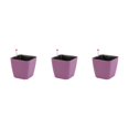 thumbnail image 3 of maskred Pot de Bonsaï en Résine Innovant Facile à Entretenir et Résistant aux Intempéries Violet 14*13 *10.5 3Set, 3 of 6