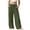 Army Green a1, variant on Girls Palazzo Pants Elastic Waist Wide Leg Pants Summer Flowy Boho Beach Vacation Lounge Trousers with Pockets Size 3-14 Years