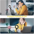 thumbnail image 4 of 4" Ring Light for Laptop with Stand & Clip,Video Conference Lighting Kit, Webcam Zoom Lighting for Computer, Laptop Light for Zoom Meetings,Makeup,Selfie,Tiktok,(Dimmable & USB Powered), 4 of 8