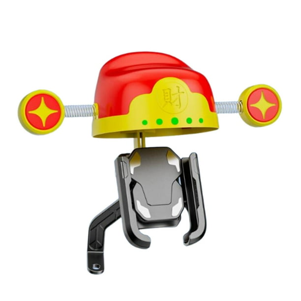 Soporte para teléfono de motocicleta con abrazadera de bloqueo y base para teléfono de conducción espejo retrovisor