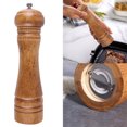 thumbnail image 2 of Manual Solid Wood Antique Color Pepper Black Pepper Grinder Seasoning Bottle Ceramic Core Pepper Mill Spice Container Set Seasoning Box,Spice Jar,Herb Container,Kitchen Storage,Salt Pepper Jar,Glass, 2 of 8
