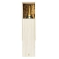 thumbnail image 4 of Twine Single Wooden Wine Box with Sliding Lid - Wine & Champagne Wooden Bottle Gift Box, Paulownia Wood Grain Liquor Storage Box fits 1-Bottle, 4 of 6