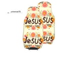 thumbnail image 6 of KAKALAD Jesus Loves You Christian Monogram 01 Car Seat Covers Set Vehicle Front Seats Protector 2 Pcs, 6 of 9