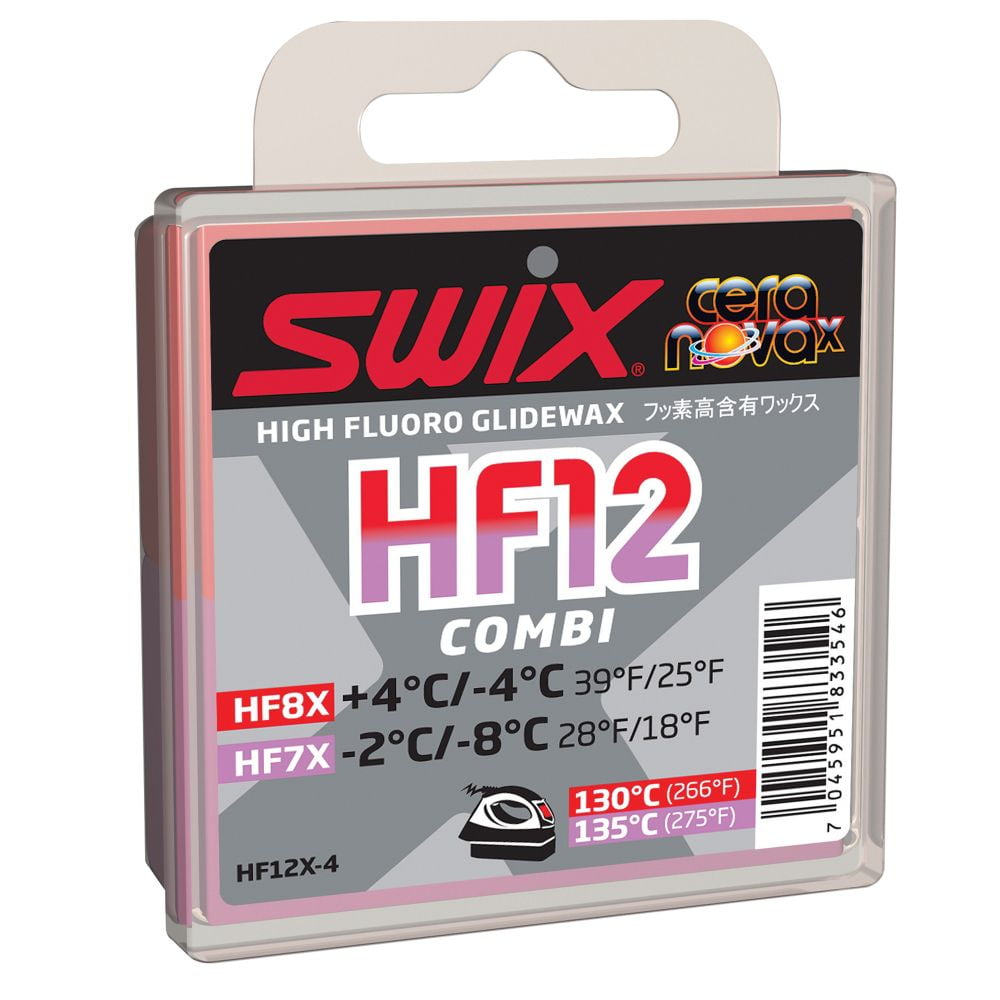 HF12 Swix High Fluoro Ski Wax HF7 Violet HF8 Red 40g total by Swix
