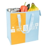 (2 pack) Walmart Reusable Insulated Freezer Bag with Zipper, Eco-Friendly Grocery Carrier, 22 lbs Capacity