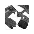 thumbnail image 3 of Deago Winter Waterproof Thermal Gloves for Men, Cold Weather Windproof Ski Snow Gloves with Touchscreen Fingers & Adjustable Knob for Running Cycling Hiking Driving (Dark Gray), 3 of 9