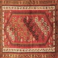 thumbnail image 1 of Ahgly Company Indoor Square Persian Brown Traditional Area Rugs, 3' Square, 1 of 4