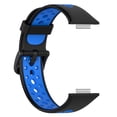 thumbnail image 4 of Correas de repuesto compatibles con HUAWEI Watch FIT2, pulseras de silicona transpirables, correa de muñeca ajustable de dos colores para reloj inteligente, 4 of 7